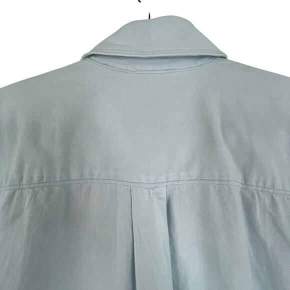 Lane Bryant Light Wash Denim Button Down Shirt Women's 14/16 western - Picture 5 of 11